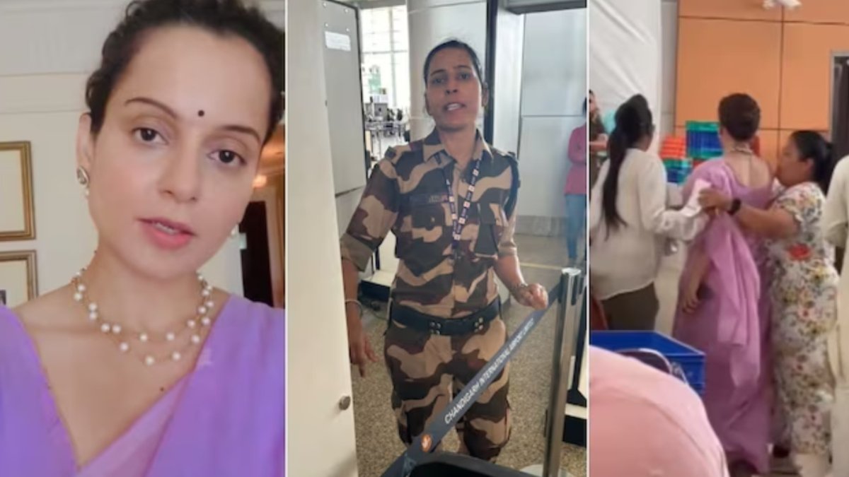 कंगना रनौत को चंडीगढ़ एयरपोर्ट पर महिला सुरक्षाकर्मी ने जड़े थप्पड़