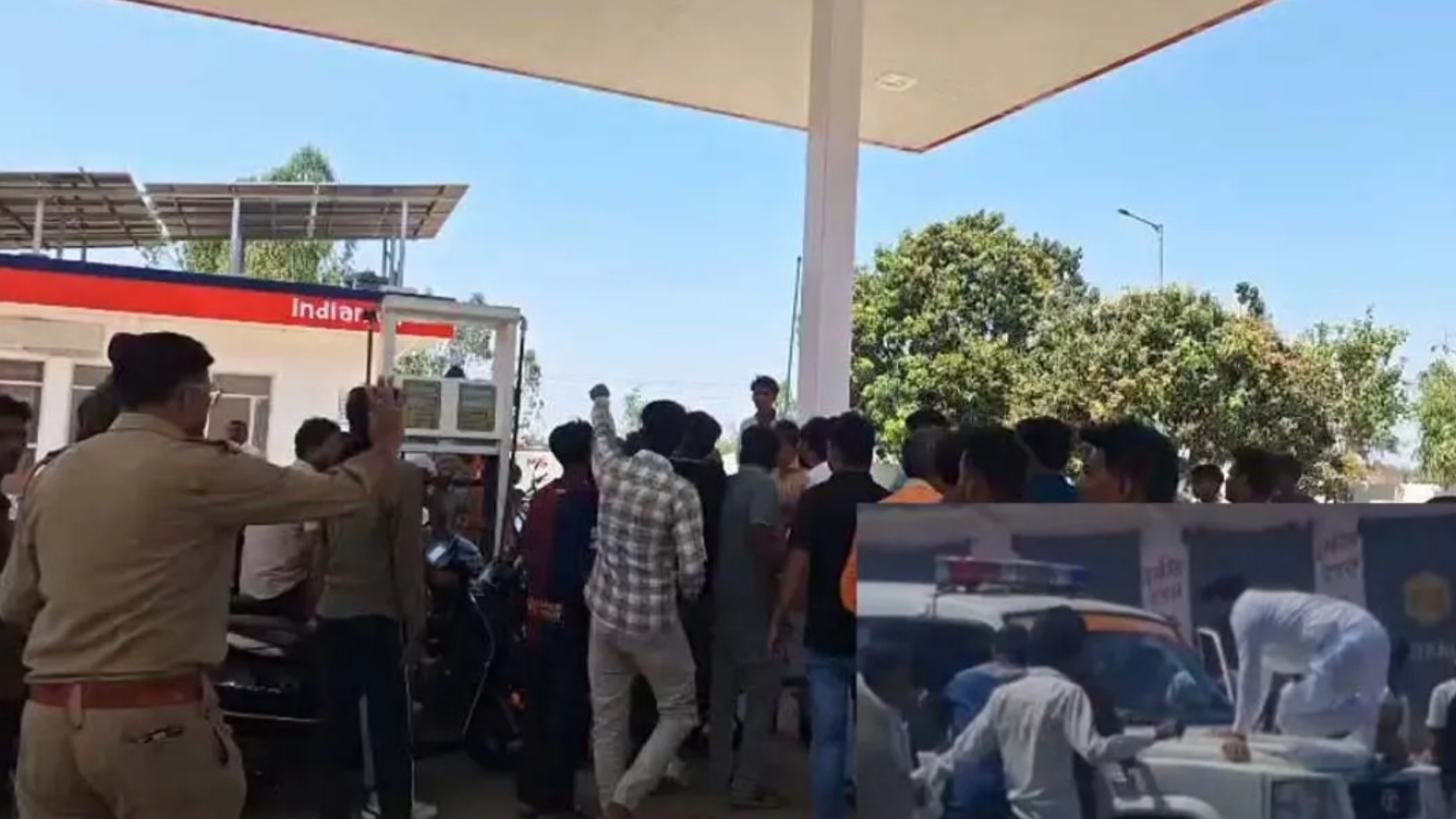 अमेठी में पेट्रोल की किल्लत को लेकर हिंसक बवाल