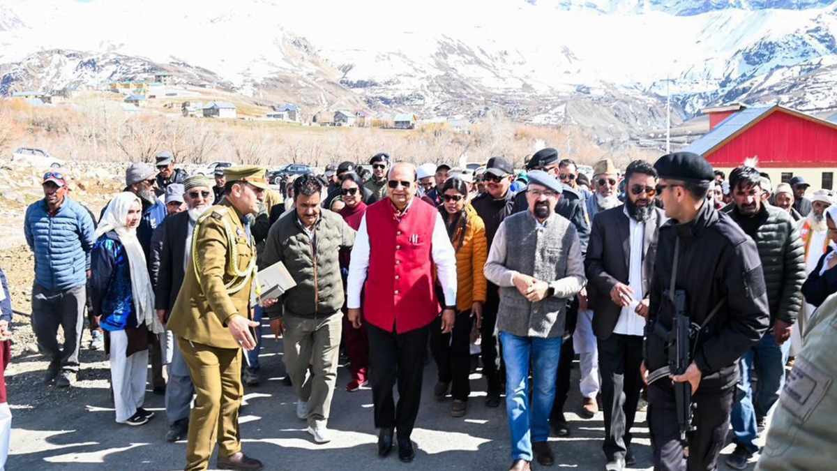 लद्दाख में पांच नए जिले गठित