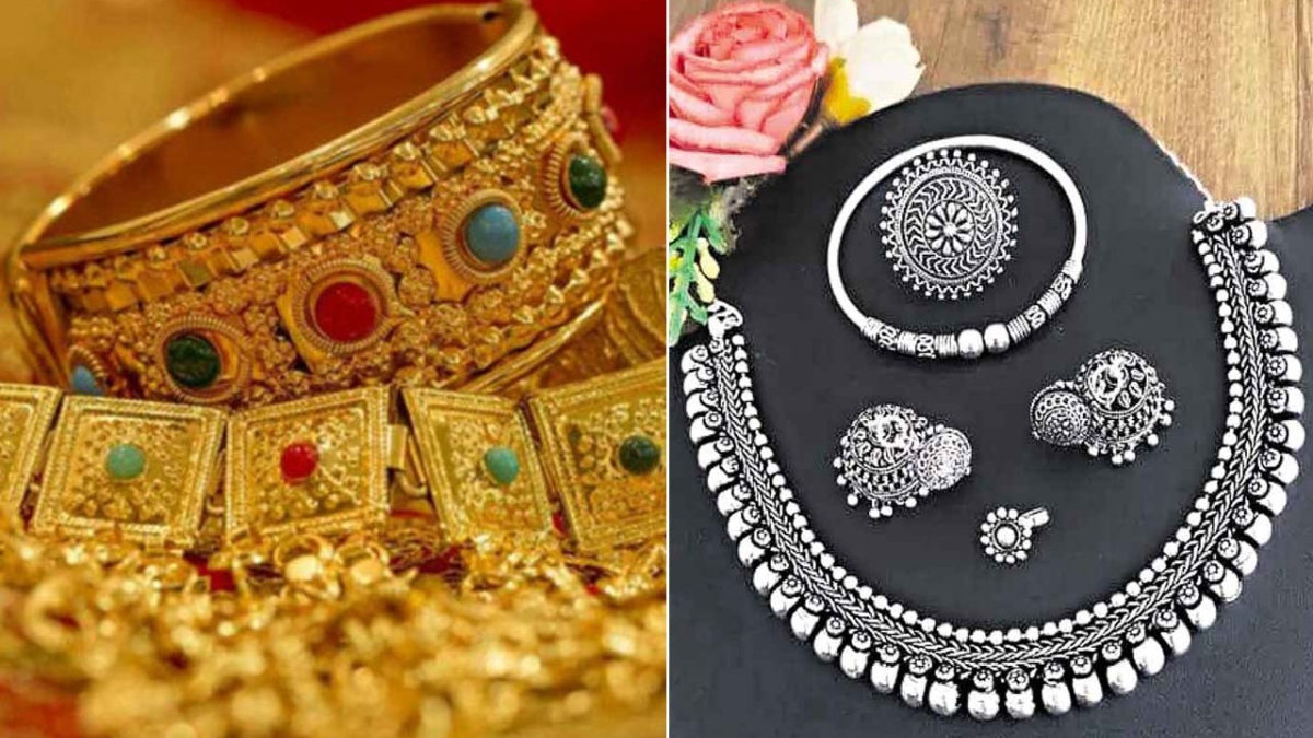 ट्रंप के बयान के बाद सोना-चांदी में भारी गिरावट! चांदी 13,000 रुपये सस्ती, सोना 2,200 रुपये टूटा